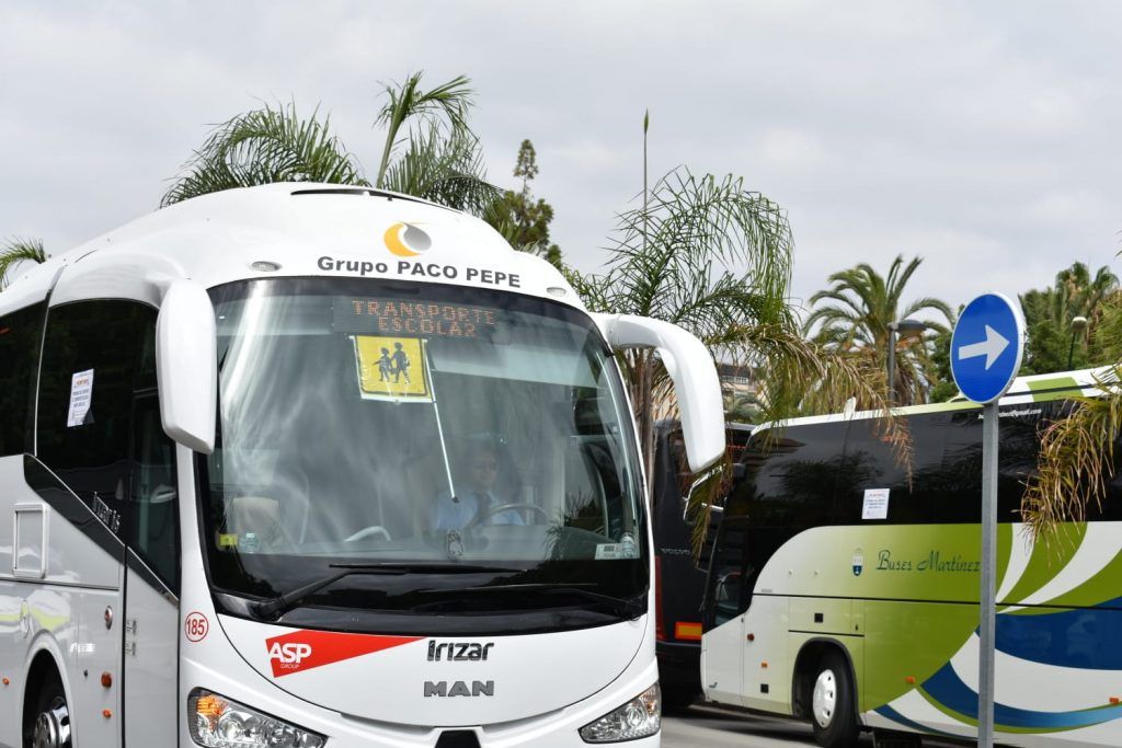 autobuses Málaga transporte escolar